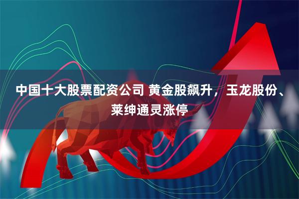 中国十大股票配资公司 黄金股飙升，玉龙股份、莱绅通灵涨停